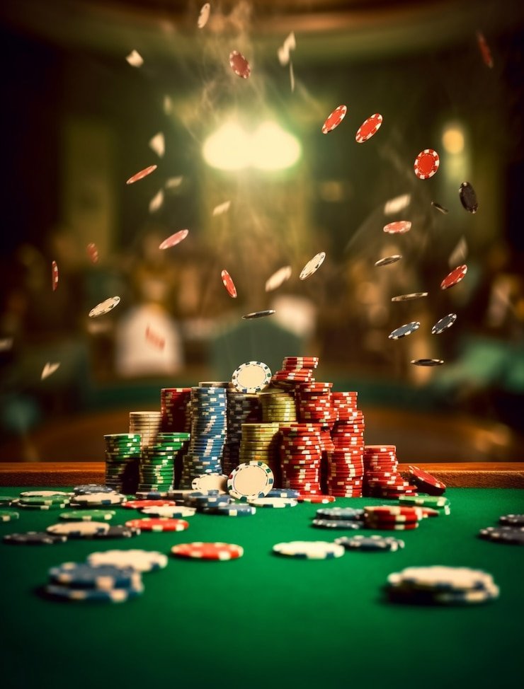 Tata letak meja Free Bet Blackjack dengan dealer langsung di studio casino platform dubai slot